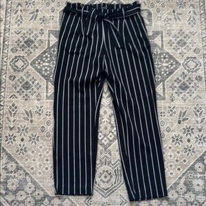 Women’s Black Striped Pants